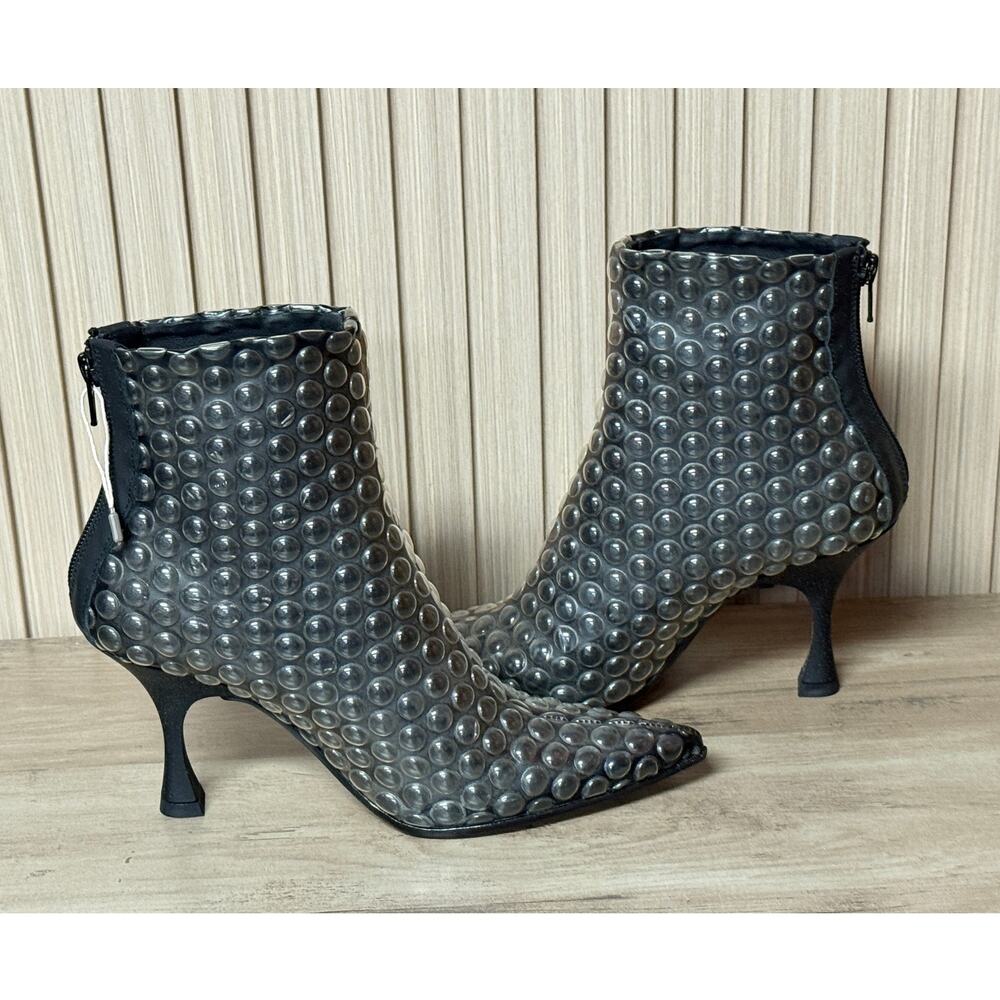 MM6 Maison Margiela Bubble Wrap Heeled Ankle Boots White EU 35 / US 5 - Picture 12 of 14